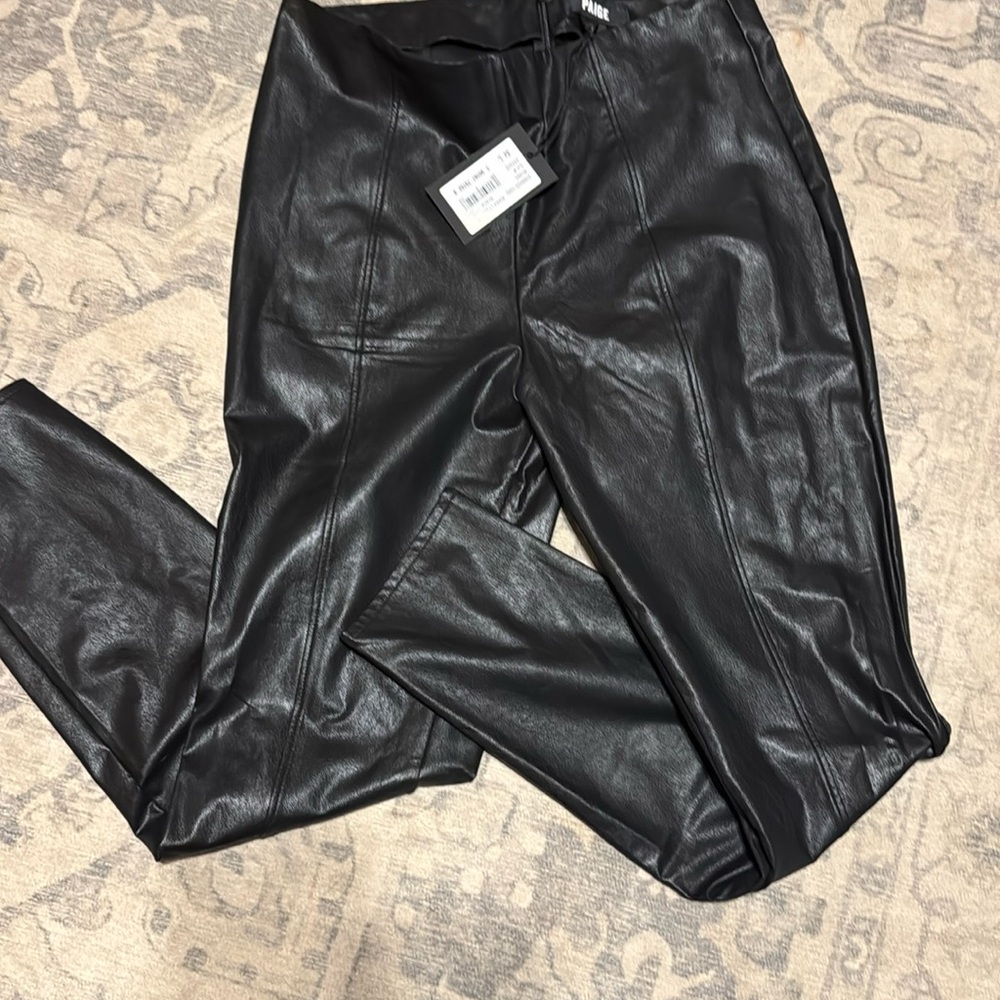 Paige Kiana leggings size large with tags. Soft faux leather pants.